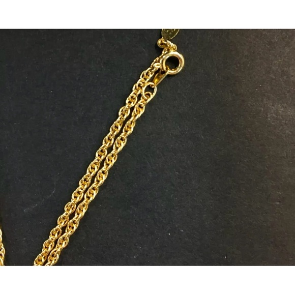 Givenchy gold and crystal G logo necklace - Picture 7 of 8